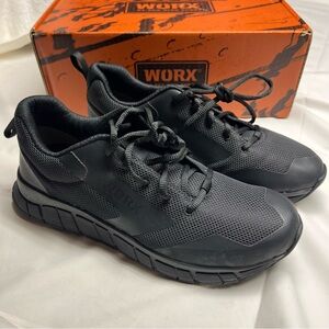 Worx by Red Wing New Women's Lithium Soft Toe Black Athletic Work Sneakers